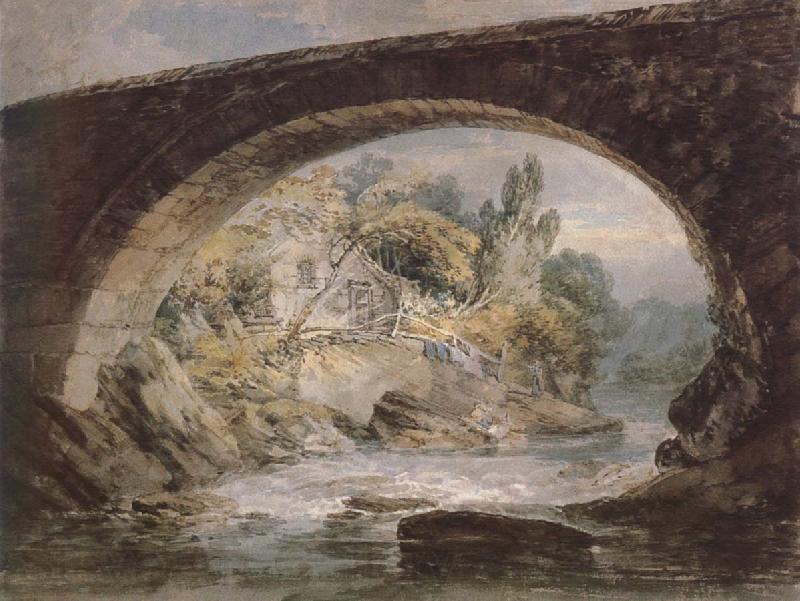 Joseph Mallord William Turner The bridge on the river Spain oil painting art